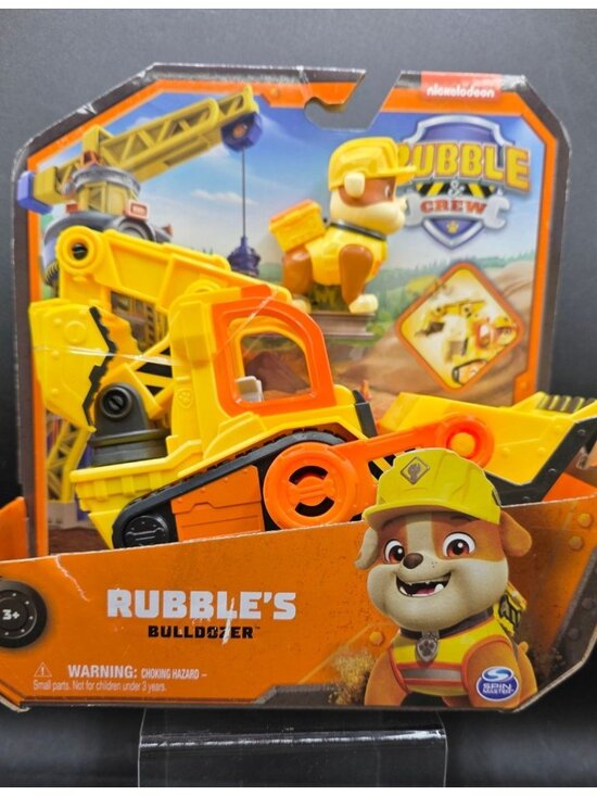 Spin Master Other - Rubble And Crew Paw Patrol Bulldozer Vehicle Yellow New Ages 3+